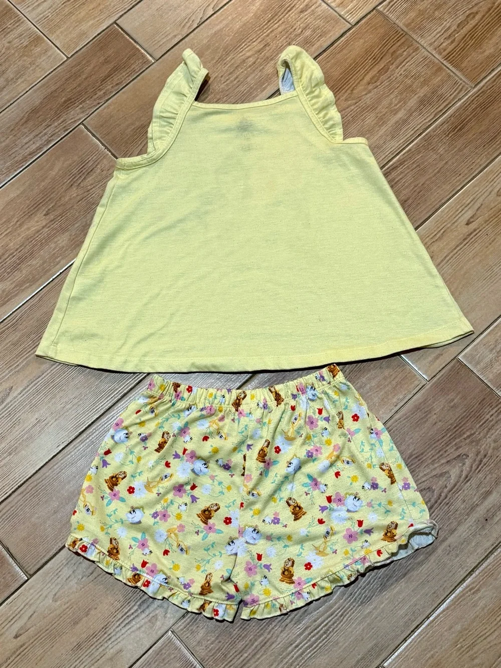 Disney Floral Belle Pajama Set